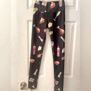 Goldsheep Thanksgiving leggings XS